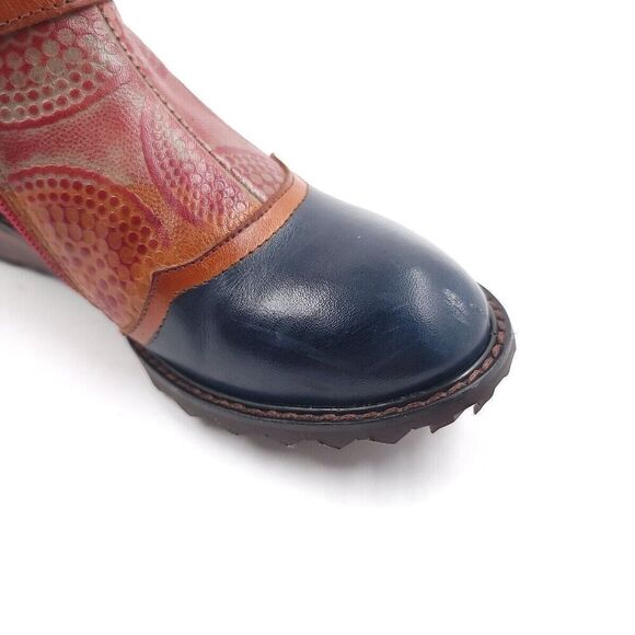 L' Artiste Herietta Spring Step Womens Size 36 Brown Red Bootie - Picture 12 of 14